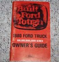 1980 Ford F-800 Truck Owner's Manual