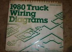 1980 Ford Econoline E-100, E-150, E-250 & E-350 Large Format Electrical Wiring Diagrams Manual