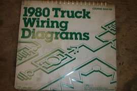 1980 Ford Courier Large Format Electrical Wiring Diagrams Manual