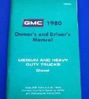 1980 GMC Medium & Heavy Duty Diesel Trucks Owner's Manual