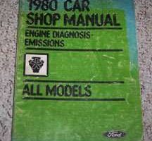 1980 Lincoln Continental Engine Diagnosis & Emission Service Manual