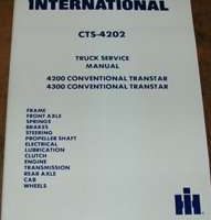 1982 International 4270 & 4370 Transtar Truck Chassis Service Repair Manual CTS-4202