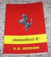 1982 Ferrari Mondial 8 Owner's Manual
