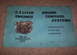 1981 Ford Granada 2.3L Engine Control System Manual