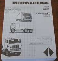 1982 International 5870 & 9670 Cab Over Truck Chassis Service Repair Manual CTS-4204Y