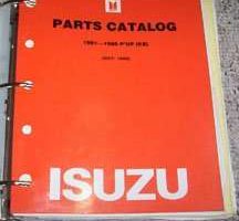 1985 Isuzu P'Up Parts Catalog