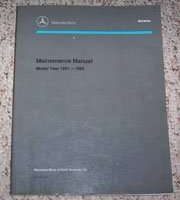 1985 Mercedes Benz 300SD, 300SDL, 300SE & 300SEL 126 Chassis Maintenance, Tuning & Unit Replacement Service Manual