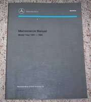 1987 Mercedes Benz 300D, 300TD, 300E, 300CE & 300TE 124 Chassis Maintenance, Tuning & Unit Replacement Service Manual