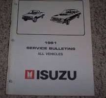 1981 Isuzu P'Up Service Bulletin Manual