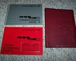 1981 Porsche 911 SC Owner's Manual Set