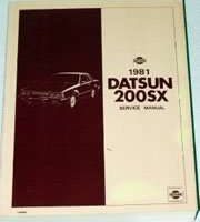 1981 Datsun 200SX Service Manual
