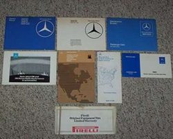 1981 Mercedes Benz 240D, 300D & 300CD Owner's Manual Set