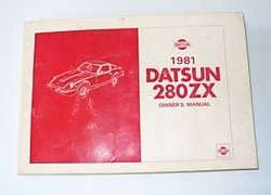 1981 Datsun 280ZX Owner's Manual