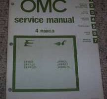 1981 Johnson 4 HP Models Service Manual