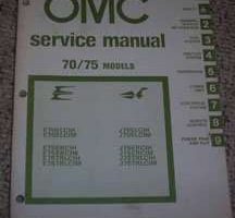 1981 Johnson Evinrude 70 & 75 HP Models Service Manual