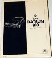 1981 Datsun 810 Service Manual