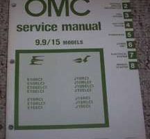 1981 Johnson Evinrude 9.9 & 15 HP Models Service Manual