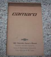 1981 Chevrolet Camaro Owner's Manual