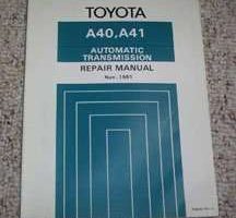 1981 Toyota Cressida A40 & A41 Automatic Transmission Service Repair Manual