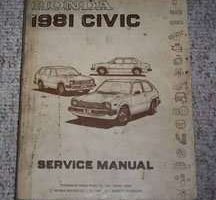 1981 Honda Civic Service Manual