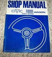 1981 Honda Civic 1300 & 1300 Wagon Body Repair Manual