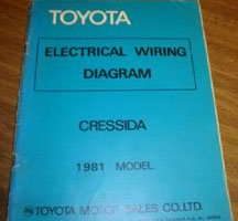 1981 Toyota Cressida Electrical Wiring Diagram Manual