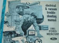 1981 Mercury Marquis Electrical & Vacuum Troubleshooting Manual