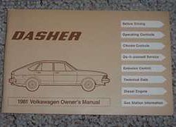 1981 Volkswagen Dasher Owner's Manual