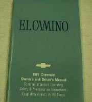 1981 Chevrolet El Camino Owner's Manual