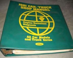 1981 Mercury Zephyr Engine/Emissions Diagnosis Service Manual