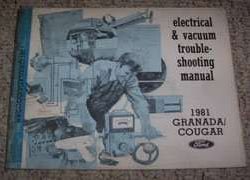 1981 Mercury Cougar Electrical & Vacuum Troubleshooting Manual