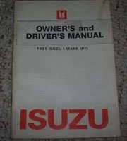 1981 Isuzu I-Mark Owner's Manual