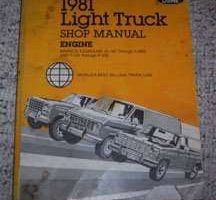 1981 Ford Truck F-100, F-250 & F-350, Bronco & Econoline E-100, E-150, E-250 & E-350 Engine Service Manual