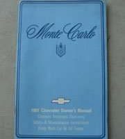 1981 Chevrolet Monte Carlo Owner's Manual