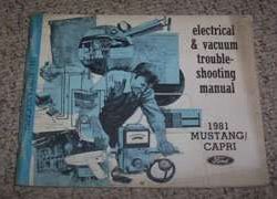 1981 Mercury Capri Electrical & Vacuum Troubleshooting Manual