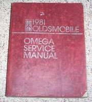 1981 Oldsmobile Omega Service Manual