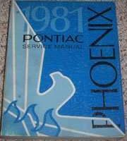 1981 Pontiac Phoenix Service Manual