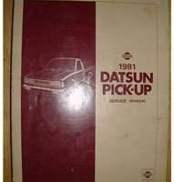 1981 Datsun Pickup Service Manual