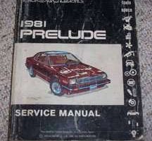 1981 Honda Prelude Service Manual