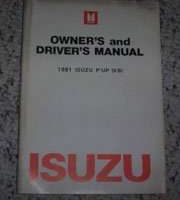 1981 Isuzu P'Up Owner's Manual