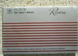 1981 Buick Riviera Owner's Manual
