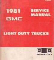 1981 GMC Truck, Suburban & Jimmy Service Manual