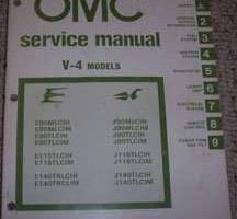 1981 Johnson Evinrude 90, 115 & 140 HP V-4 Models Service Manual