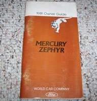 1981 Mercury Zephyr Owner's Manual