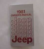 1981 Jeep Scrambler Owner's Manual