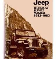 1982 Jeep Wagoneer Technical Service Manual