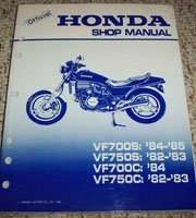 1984 Honda VF700S, VF750S, VF700C, VF750C Service Manual