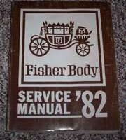 1982 Chevrolet El Camino Fisher Body Service Manual