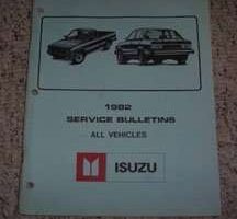 1982 Isuzu I-Mark Service Bulletin Manual