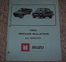 1982 Isuzu P'Up Service Bulletin Manual